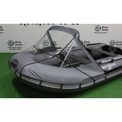 Носовой тент (прозрачный) для надувной лодки Riverboats RB 370, RB 370 НДНД