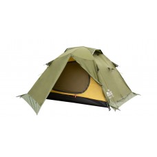 Палатка экспедиционная Tramp Peak 3 Green (V2)